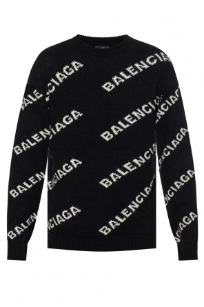 Sweter z wzorem z logo, zdjęcie 1 Sweter z wzorem z logo od Balenciaga